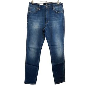 NWT Neuw Mid Rise Skinny Berlin Blue Jean Women’s Size 31 Nordstrom Saks Stretch